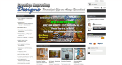Desktop Screenshot of creativeengravingdesigns.com